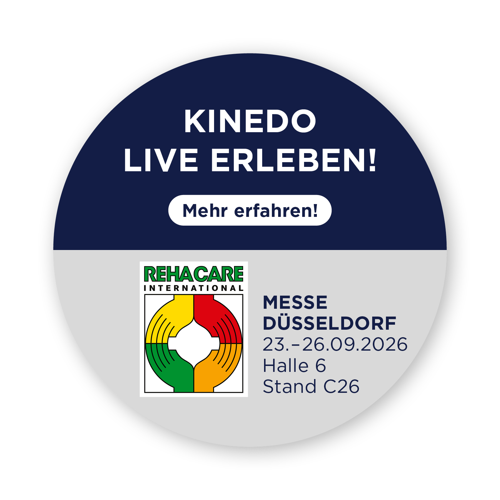 Rehacare International 2026 – Kinedo live erleben!