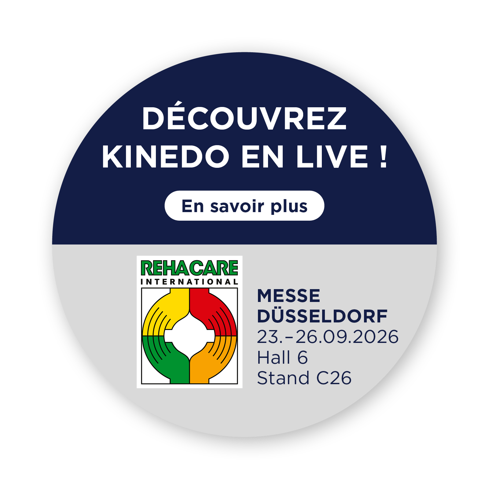 Rehacare International 2026 – Découvrez Kinedo en live !